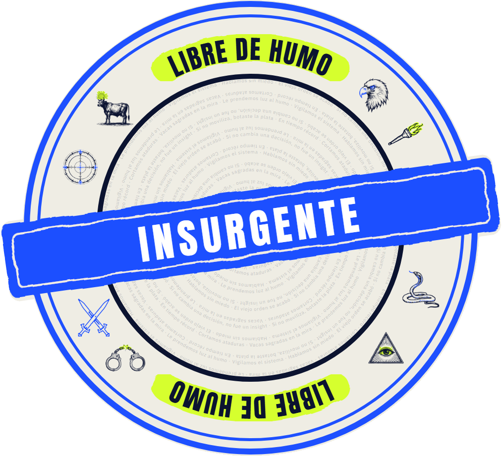 Sello Insurgente — Libre de Humo